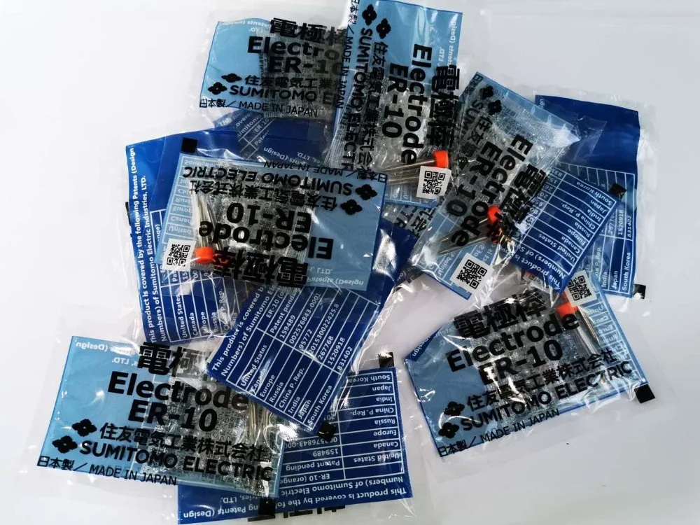 10 пар электродов ER-10 для Sumitomo Type-39 71C 81C 72C 82C Z1C Z2C TYPE-66 T-600C T-400S электродный стержень