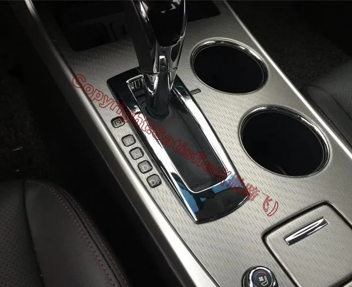 ABS жемчужно-хромированная внутренняя отделка ручки переключения передач для Nissan