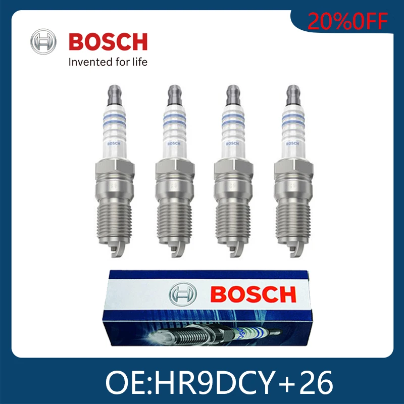 

Оригинальные оригинальные свечи зажигания BOSCH 4 шт. 0242225623 HR9DCY + для Buick GL8, свечи зажигания, автомобильные аксессуары, оптовая продажа, автозапчасти