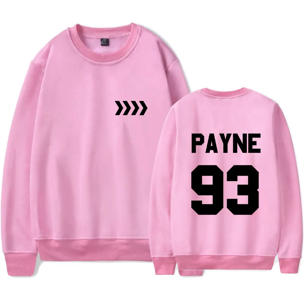 Свитер Liam Payne Tribute рэпер 93 свитшот без шапочки с круглым вырезом мужской/женский