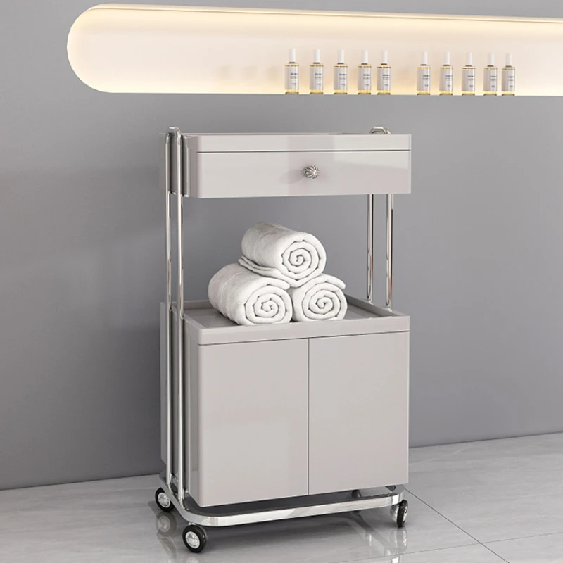 Тележка для салона красоты на колесиках роскошный дизайн тележка инструментов