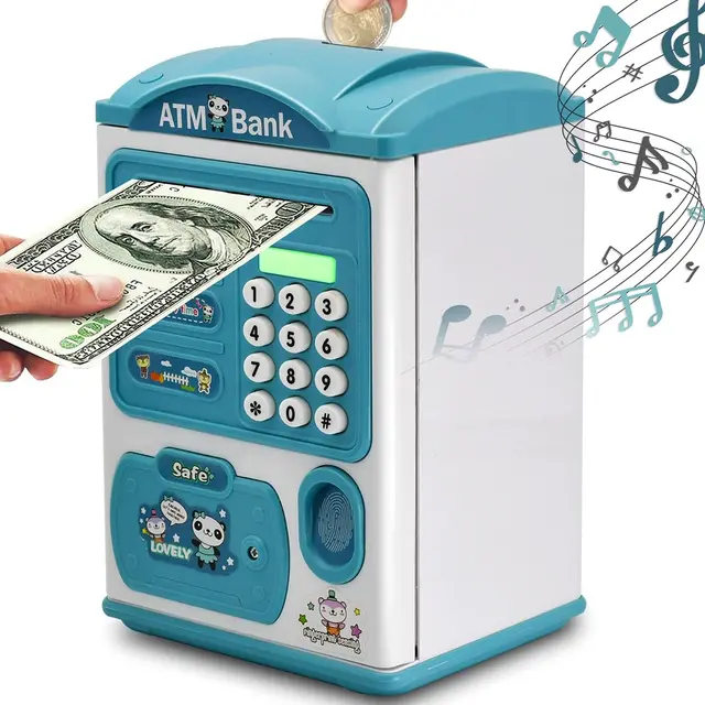 Money Box for Kid Electronics ATM Piggy 