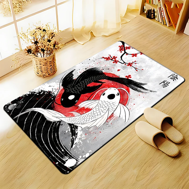 

Modern Chinese Tai Chi Bagua Yin Yang Area Rug Living Room Carpet for Children Play Home Deco Floor Mat E-sports Chair Carpets