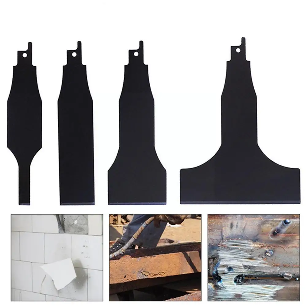 

Scraper Attachment For Reciprocating Saw 140mm Carbon Steel Saber Shovel For Tile Ground Glue Mud Wall Putty Removal Tools X1G9