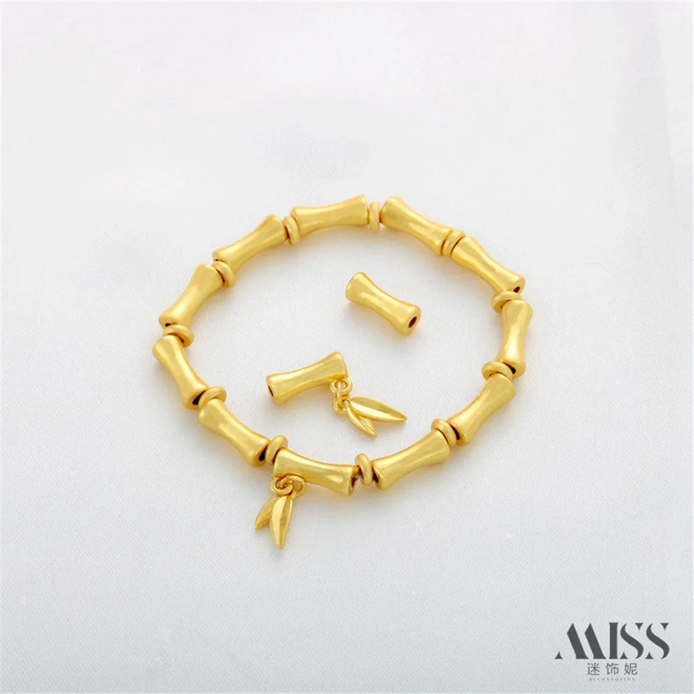 Золотая сумка 18 карат сохраняющая цвет золото бамбуковая трубка бамбуковые