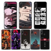 naruto eyes for huawei mate 10 20 lite 40 pro case soft cover sasuke itachi madara anime phone case for huawei y6 y7 y9 2019 y8s