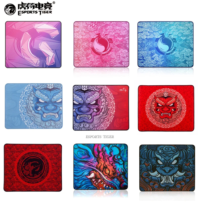 New Esports Tiger Gaming Smooth Flexible Mouse Pad Mousepads For Gamer LongTeng Huoyun Lingyun QinSui 2 S Hemming High Quality