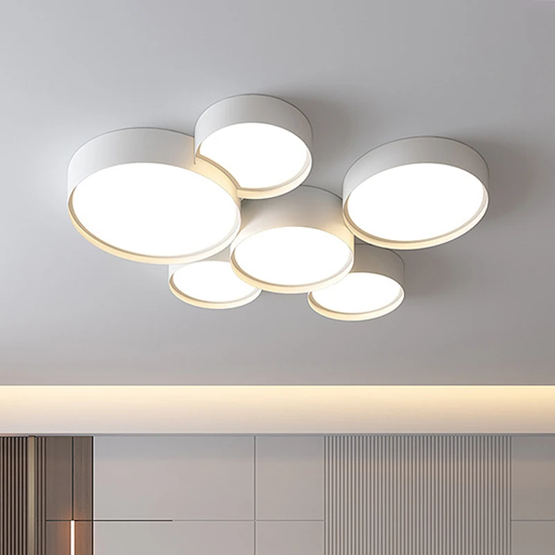 

Modern White LED Ceiling Lights For Living Dining Room kitchen Ligthing Lustre Decor Ceiling Lamp Indoor Hanging Lights Fixtures