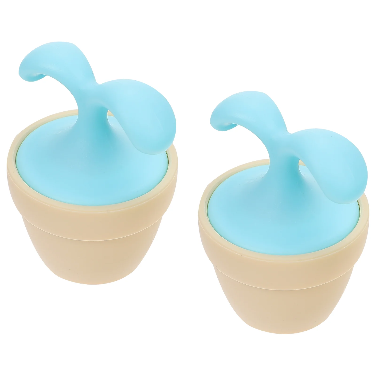 

2 Pcs Roller Ball Massager Body Device Portable Massaging Tool Wooden Meridian Household Home