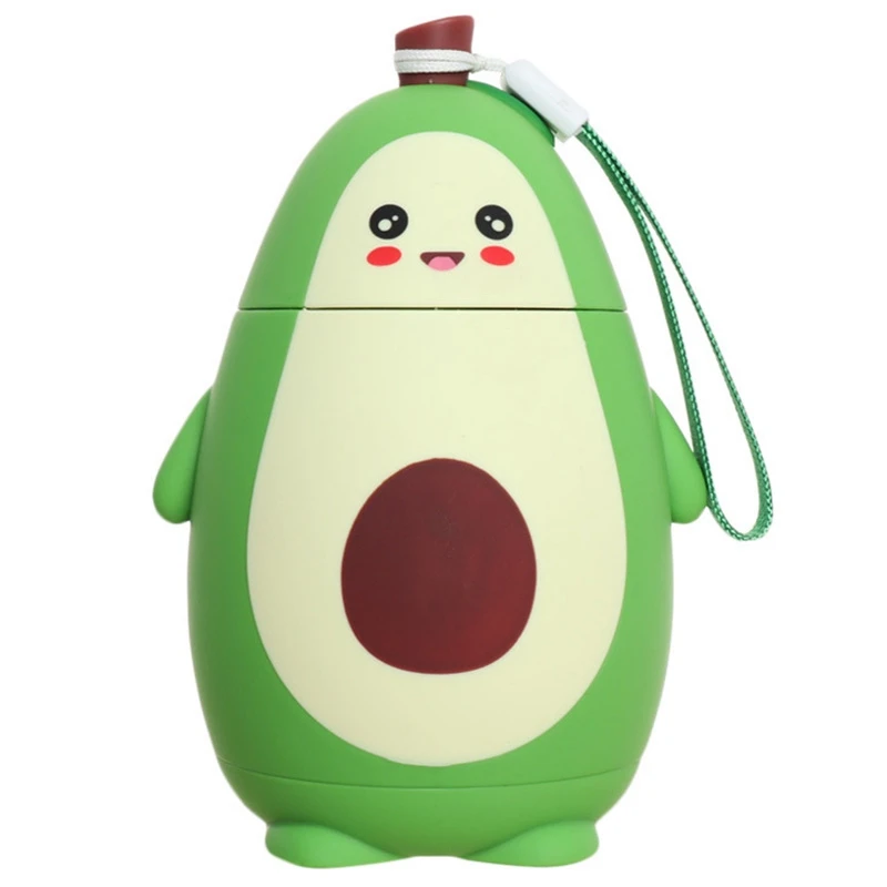 

Promotion! Cartoons Cartoon Avocado Glass Double Layer Student Simple Fresh Mori Cute Portable Water Cup