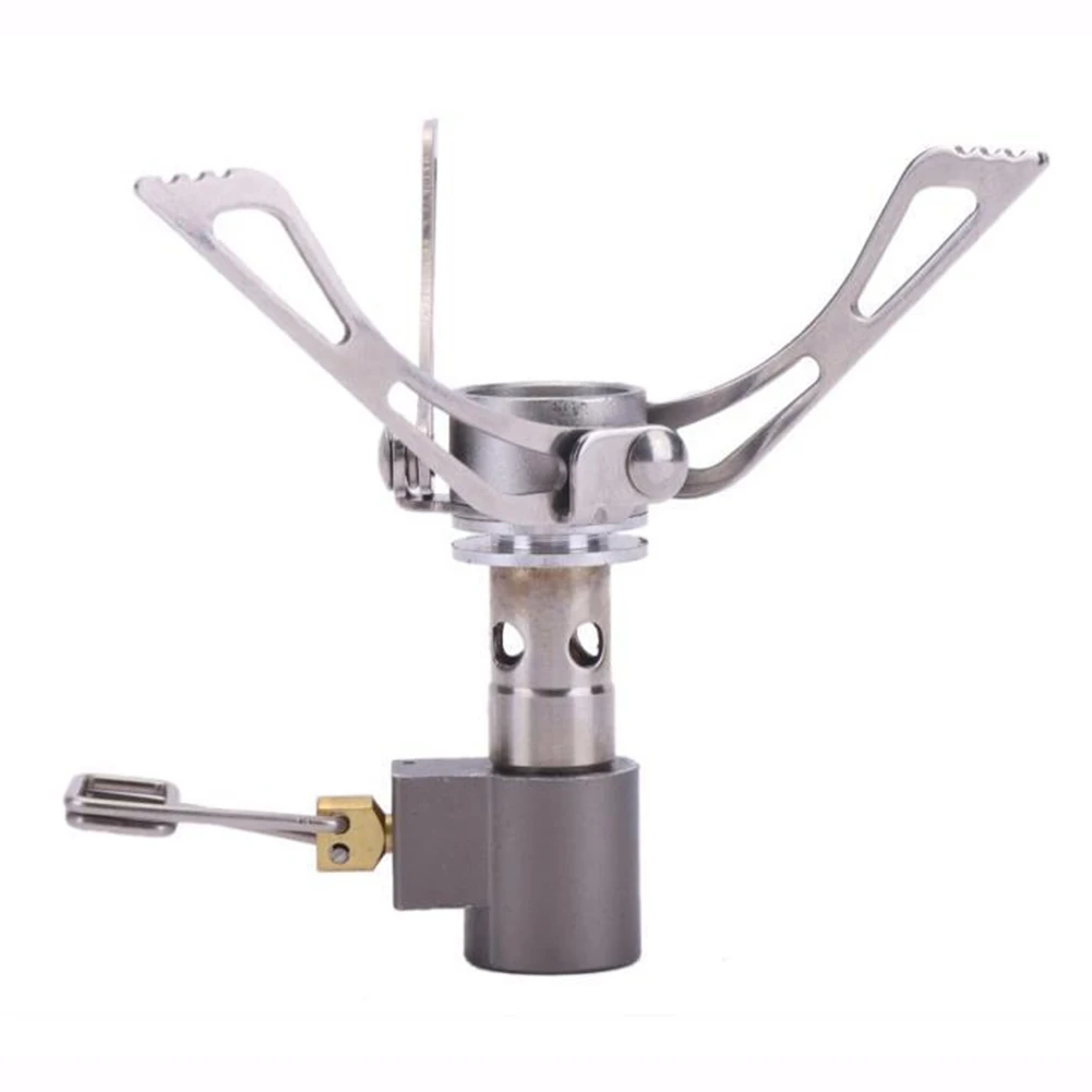 

1pc 3000W Outdoor Gas Stove Camping Portable Mini Furnace Pocket Gas Burner 7.5*8cm Cooker Climbing Hiking BBQ Picnic Equipment