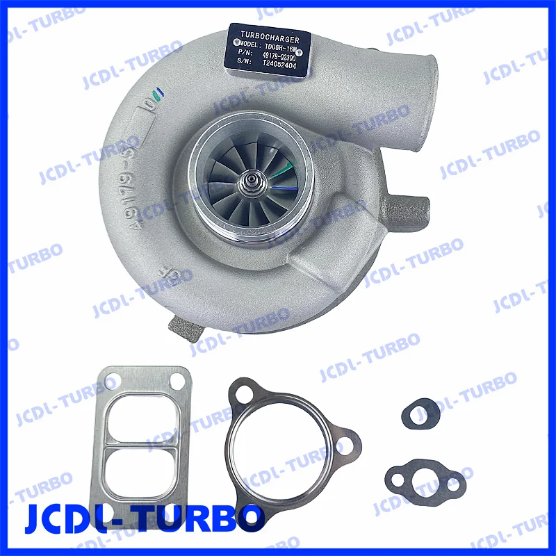 Турбокомпрессор TD06H 5I-8018 49179-02350 205-6741 для двигателя экскаватора Caterpillar 320C 3066T