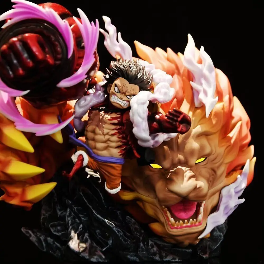 17 см цельный Gk Остров призраков Nikka Лев Луффи вооруженный цвет четырех передач