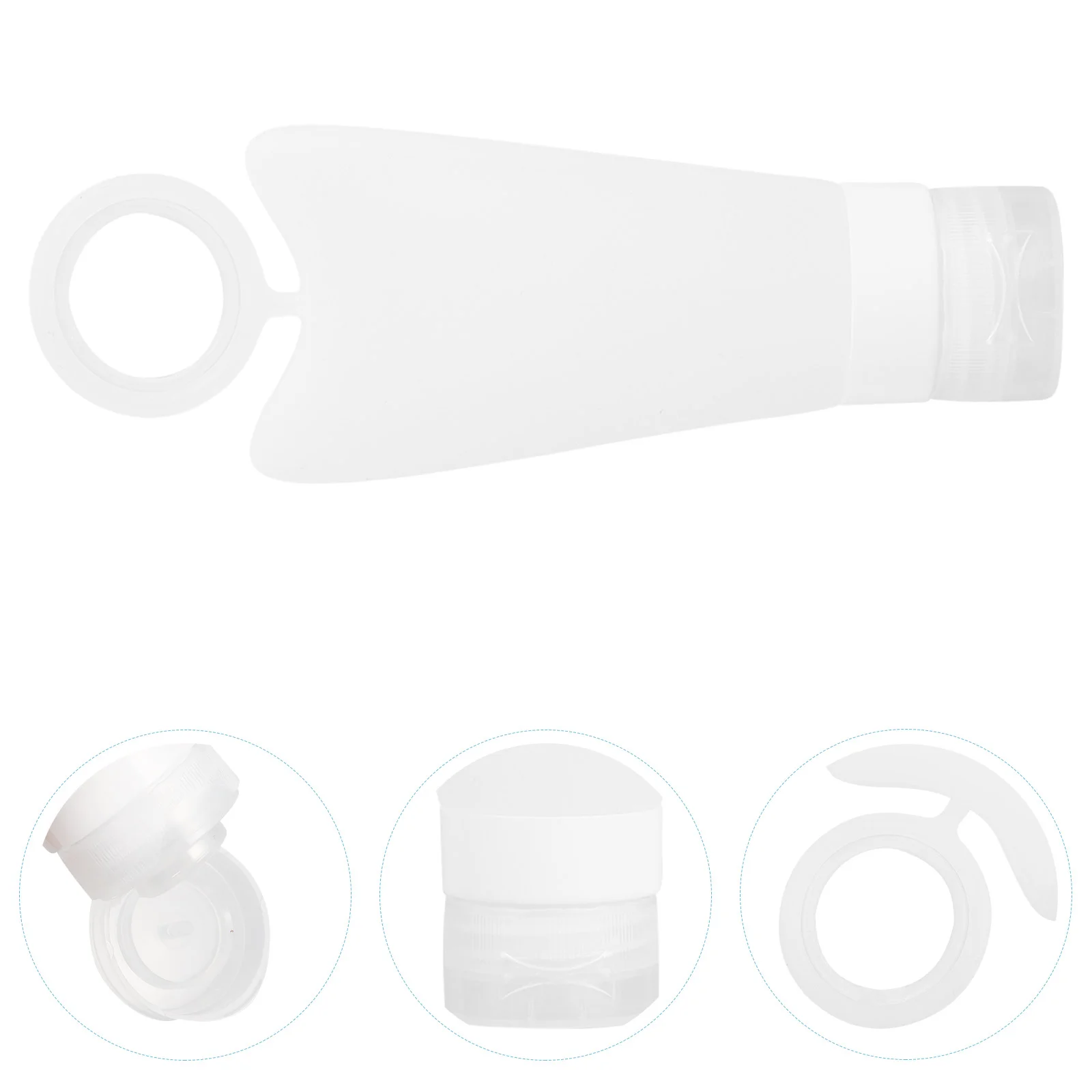 

Travel Bottle Refillable Bottles Containers Lotion Toiletries Tube Silicone Shampoo Dispenser Size Liquid Face Soap Condiment