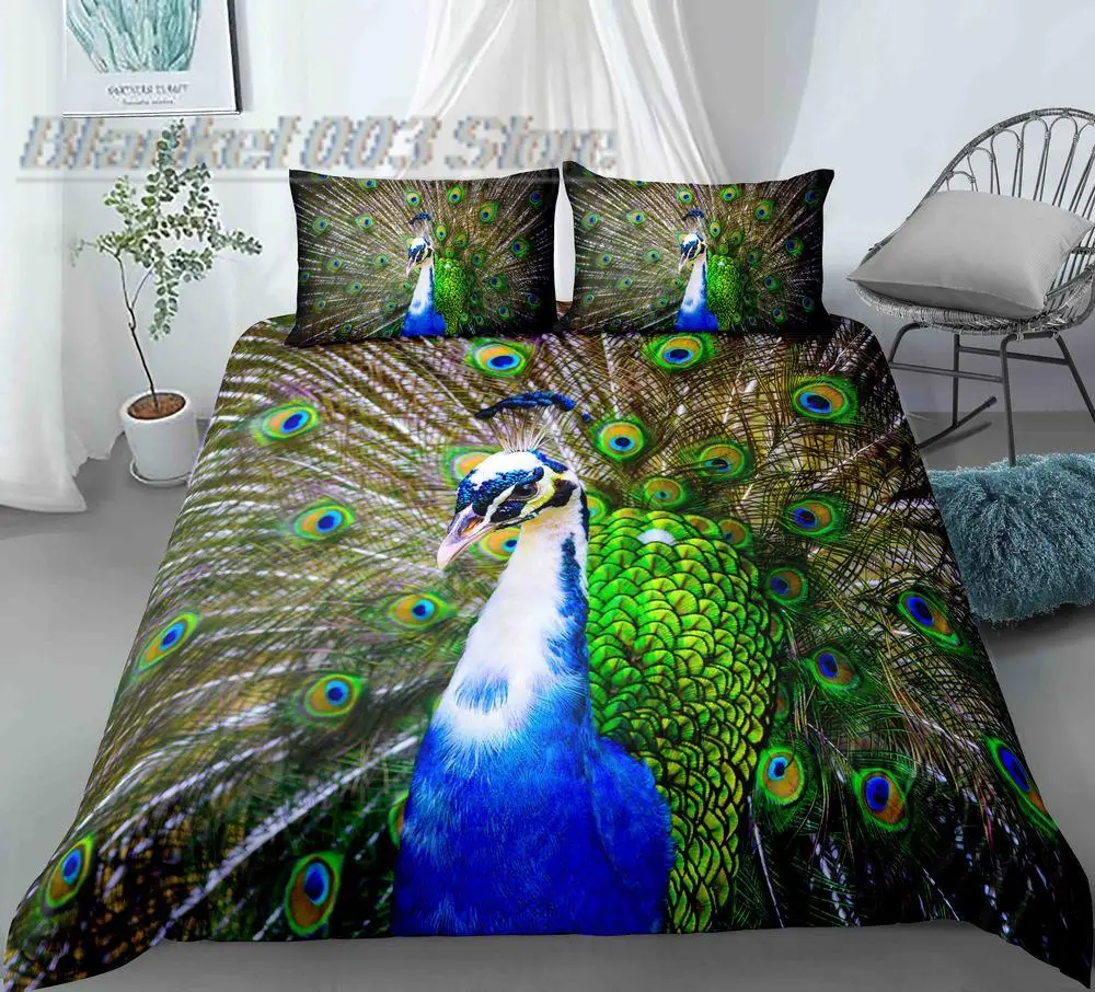 

Комплект постельного белья с изображением животных, Королевский полный двуспальный комплект постельного белья размера s