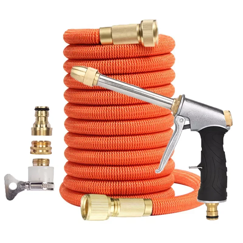 

Expandable Magic Garden Hose High Pressure Car Wash Spray Gun Home Watering Flexible Plastic Water Pipe Drip Irrigation Hose