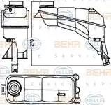 

8 MA376755 for radiator replacement water tank E-CLASS W210 9602 S210