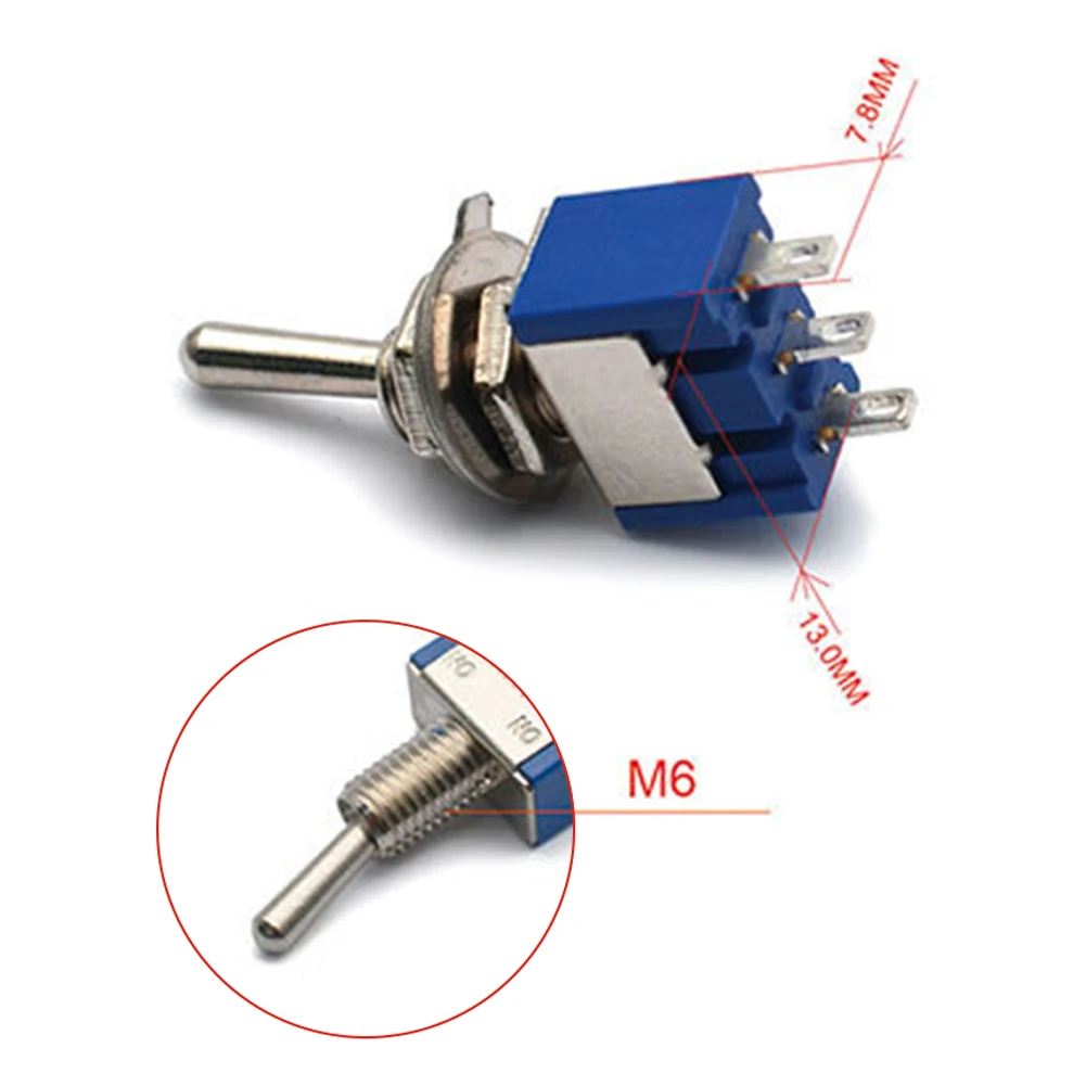 

Brand New Guitar Switch 2-Way 1 PC 2 Way 3 Pin Accessories Electric Guitar MIni ON-ON Parts Replacement Switch