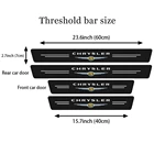 3D защитные наклейки на двери из углеродного волокна для Chrysler 200 200c 300 300c LX LD Sebring FJ FR JR JS Lancia Thema Car Doods