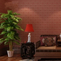 chinese classical wallpaper imitation wood carving window pane wallpaper living room study hallway tv background wall covering
