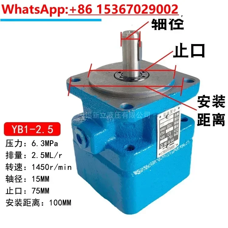 Гидравлический лопастной насос YB1-6/2 5/4/10/12/16/20/25/32/40/50/63/100