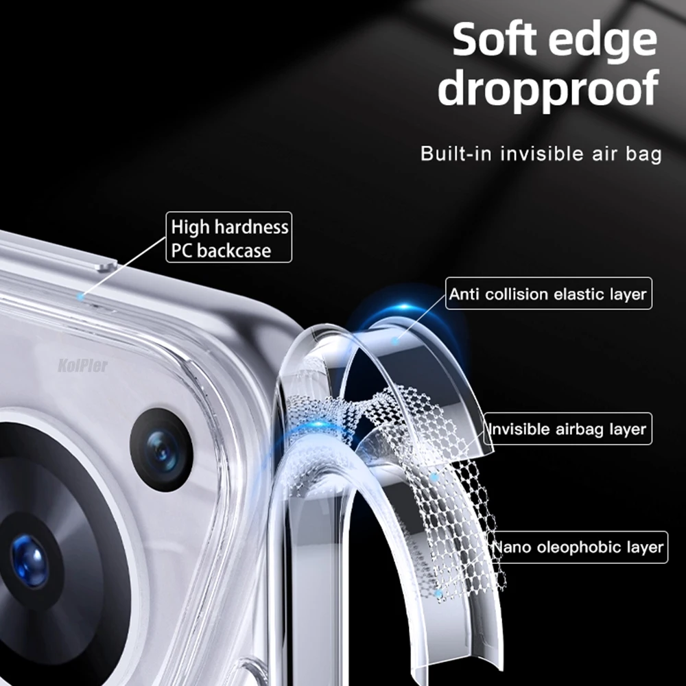 Прозрачный чехол для телефона Huawei PURA 70 ULTRA PURA70ULTRA мягкий силиконовый из ТПУ