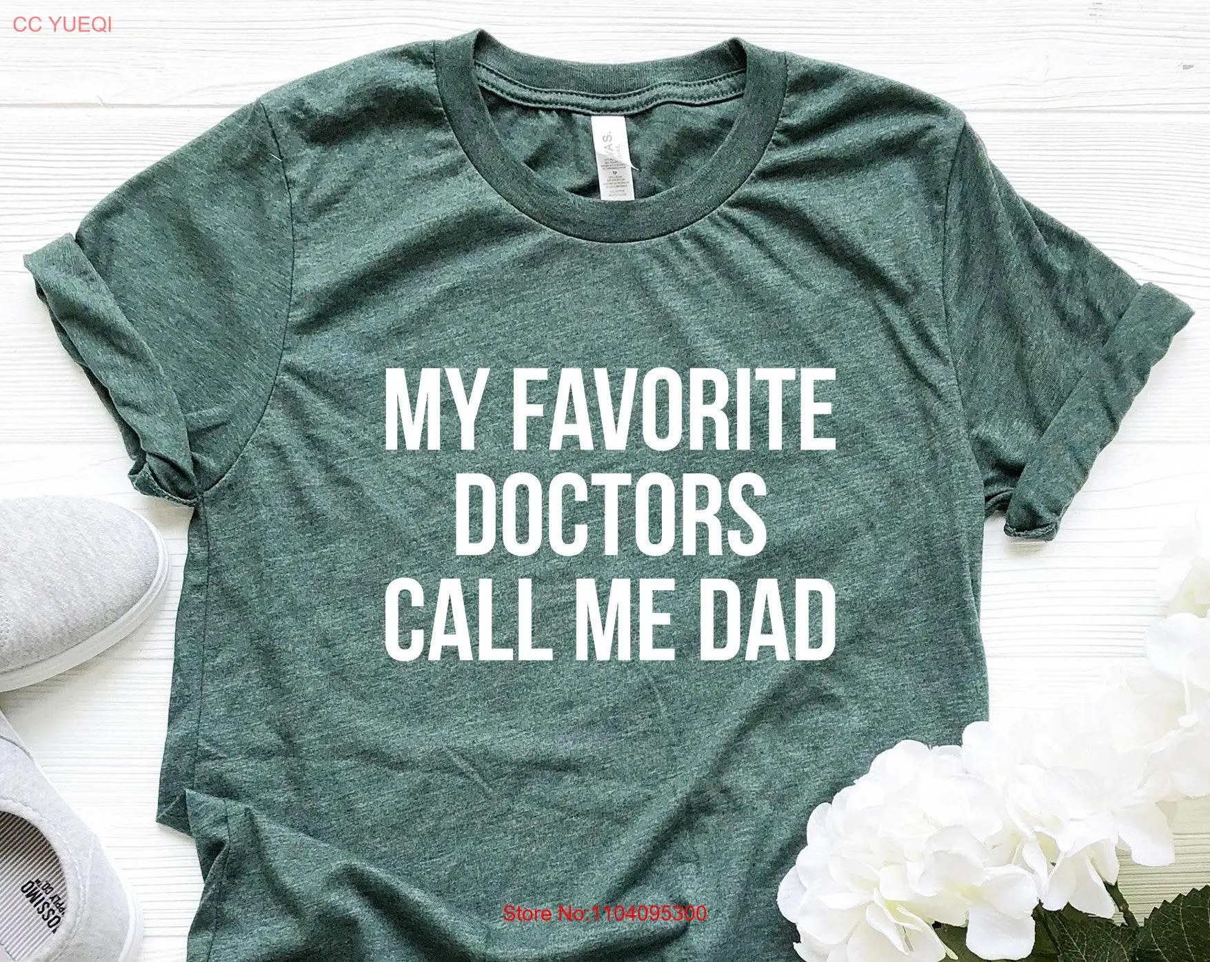 Футболка Мои любимые врачи зовут меня папой подарок Доктор гордый отца с