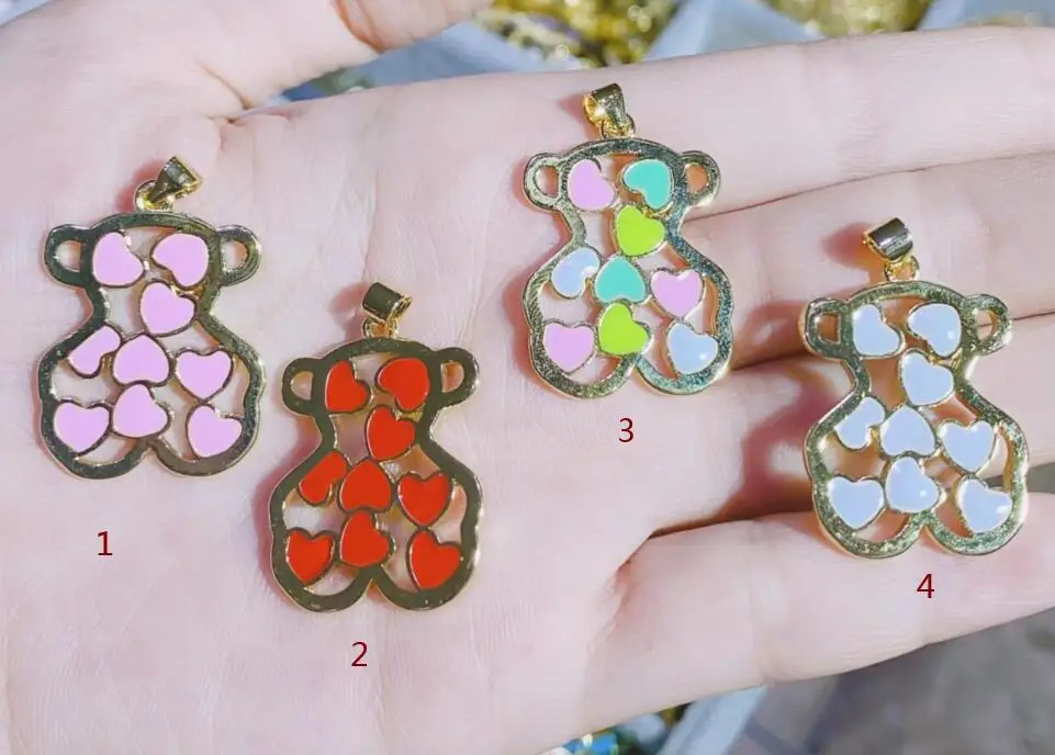 

1 шт. белое красное розовое ожерелье для женщин и девушек Позолоченный Кулон CZ паве оптовая продажа ювелирных изделий для вечеринок Подвеск...