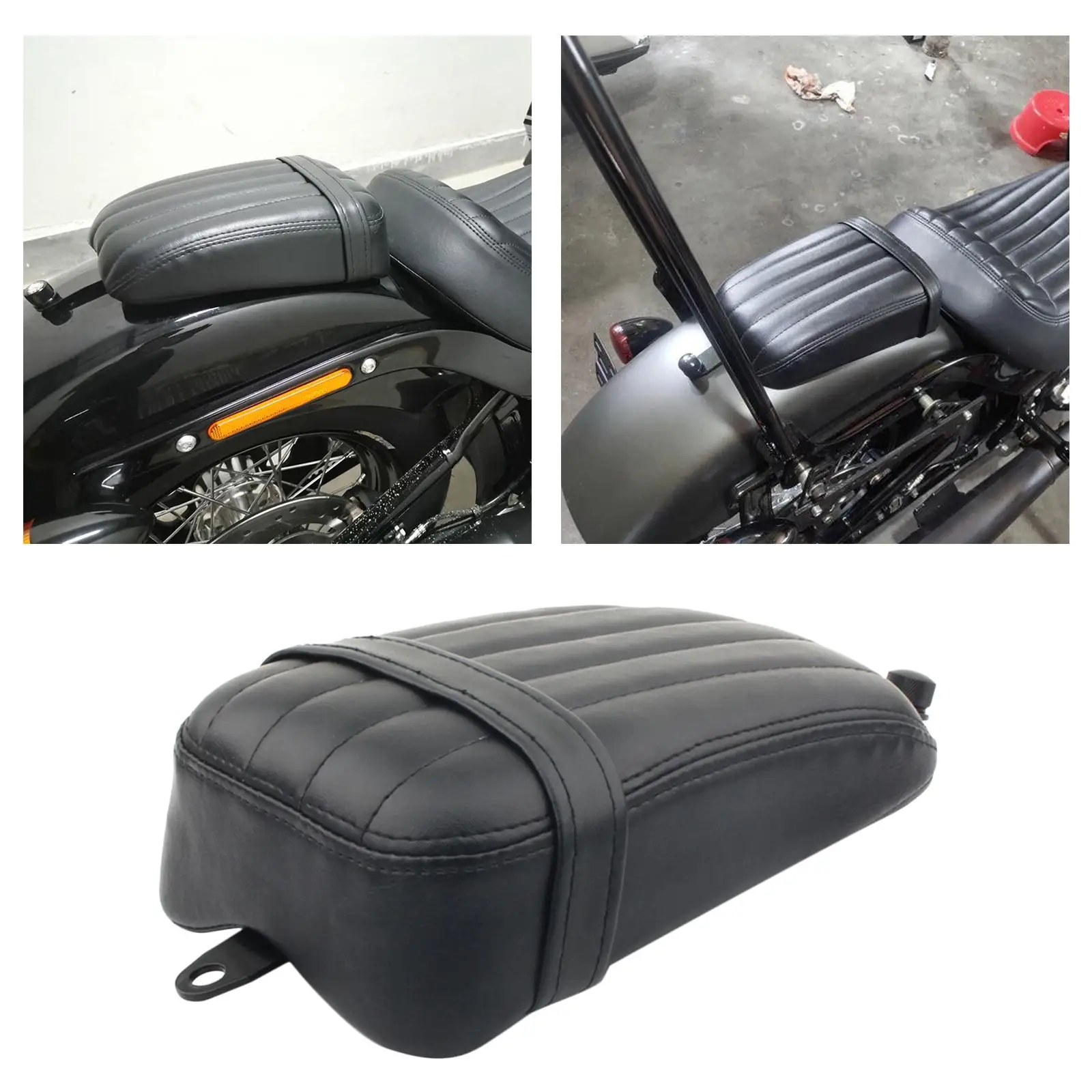 

Заднее сиденье пассажира Pillion Pad подходит для Harley Street Bob 2018-2020