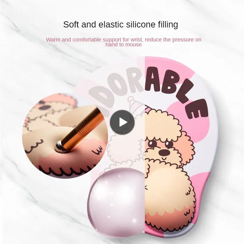 

Silicone Mat High Quality 270g Mouse Pad Cute And Creative Soft And Comfortable Computer Keyboard Mat Cartoon Mouse Pad Washable