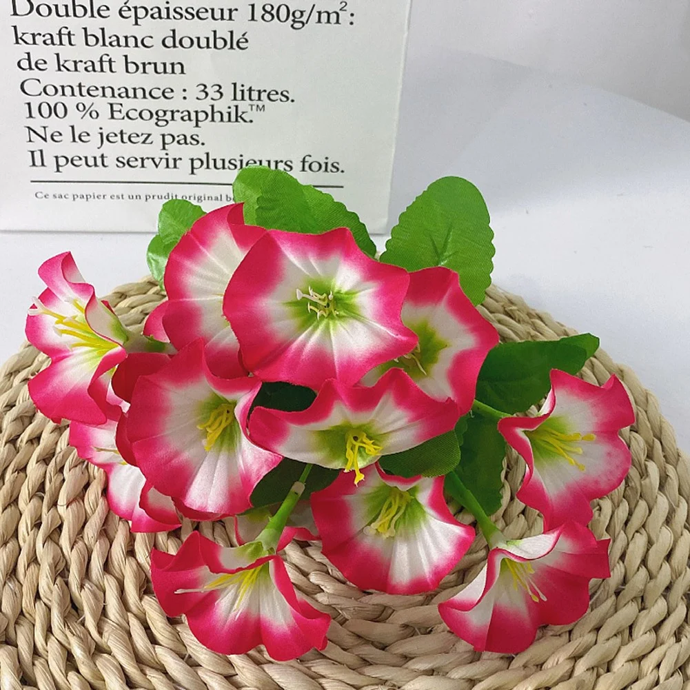 

Artificial Flowers Fake Morning Glory Simulation Petunia Artificial Petunia Orchid Flowers Home Office Wedding Party Decoration