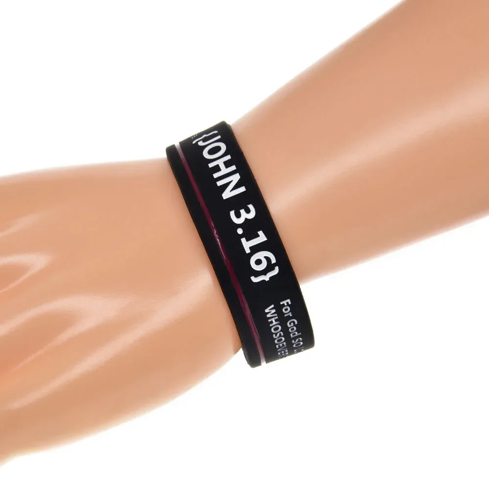 25 шт. браслеты из силикона и резины 1 дюйм