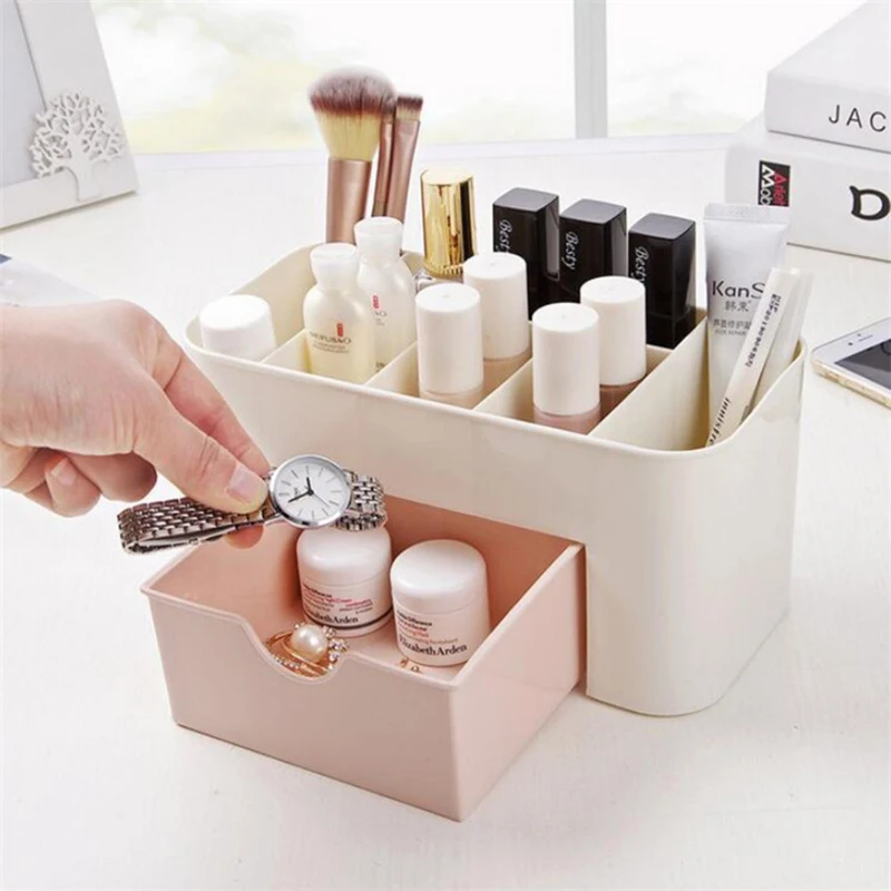 

Tabletop Makeup Storage Box Drawer Organizer Drawer Divider Cosmetic Jewelry Organizers Cosmetic Holders For Home Storage Boxes