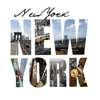 new york city letter diy patches iron on transfers patches t shirt applique vinyl unicorn heat transfer clothes stickers thermal