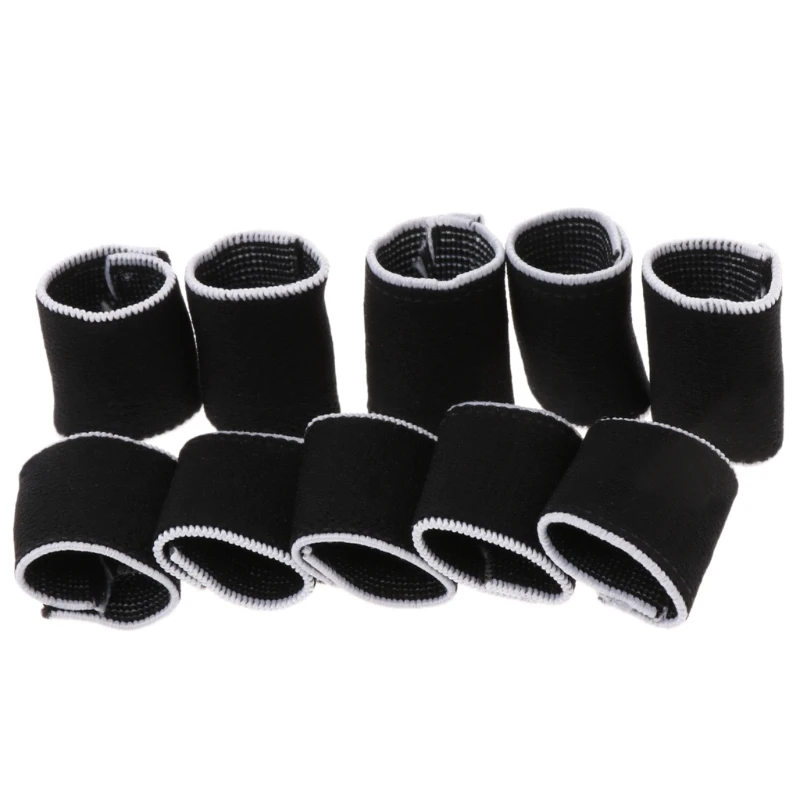 

10Pcs Finger Sleeves Protector Guard Support Basketball Sports Finger Sleeves