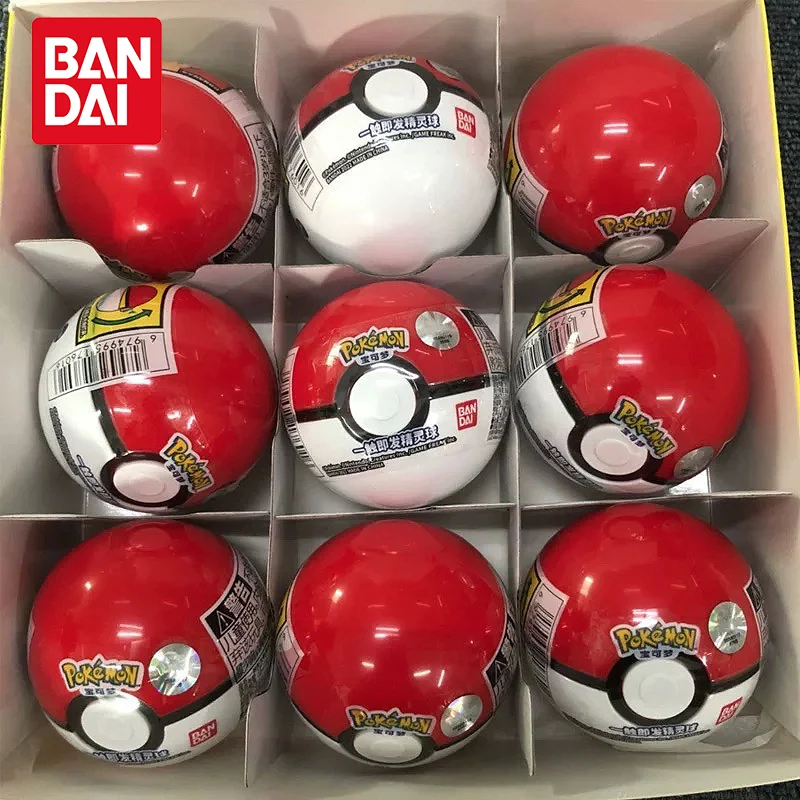 

BANDAI Pokemon Ball Variant Toy Model Pikachu Jenny Turtle Pocket Monsters Pokemones toys Action Figure toy Lucky Ball