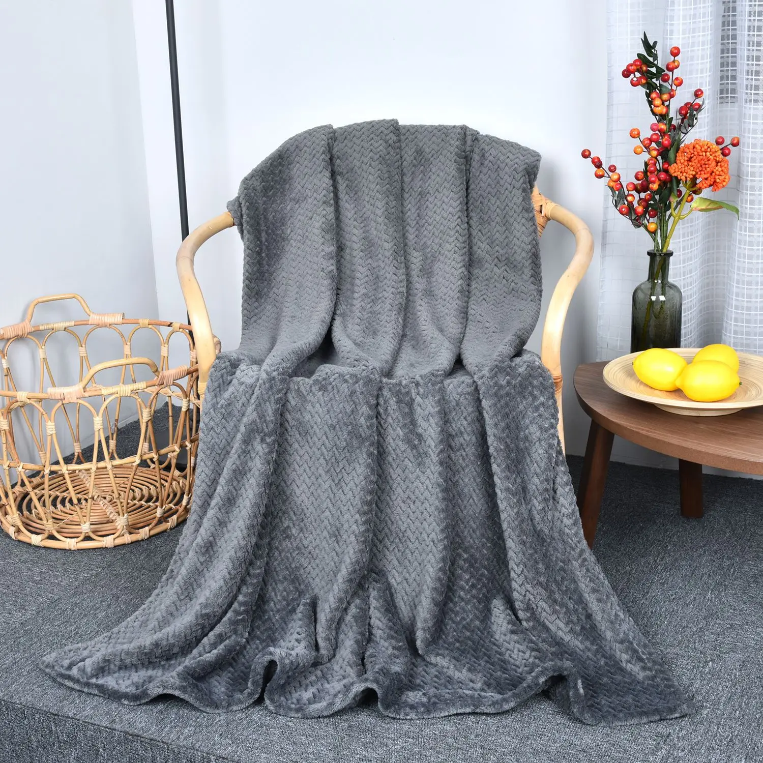 

TONGDI Solid Plush Velveteen Blanket Soft Warm Throw Fannel Fleece Woolen For Girl Winter Couch Cover Bed Sofa Bedspread