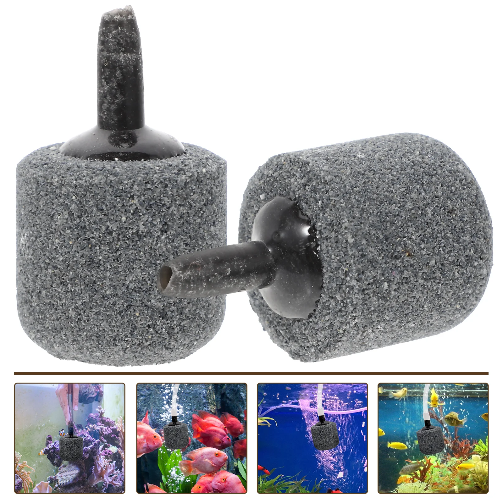 

Bubble Stone Air Fish Tank Regulator Aquarium Stones Removable Small Pump