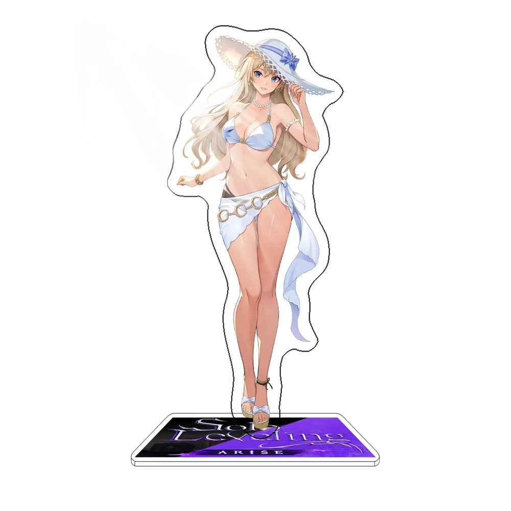 Solo Leveling Sung Jinwoo акриловая подставка модель тарелка летняя вечеринка у бассейна