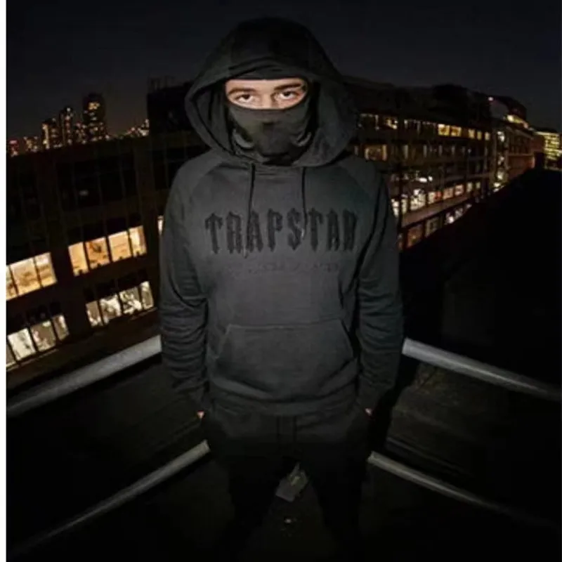 

NEW 2023 Trapstar Shooters Hooded Men Woman Tiger Towel Embroidery Pullover Cotton Sweatshirts Streetwear Oversized Hoodie