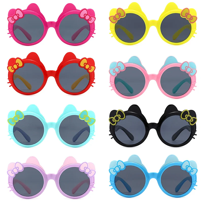 

Милые Солнцезащитные очки с аниме Hello Kitty детские солнцезащитные очки с мультяшным котом детские солнцезащитные поляризационные зеркальны...