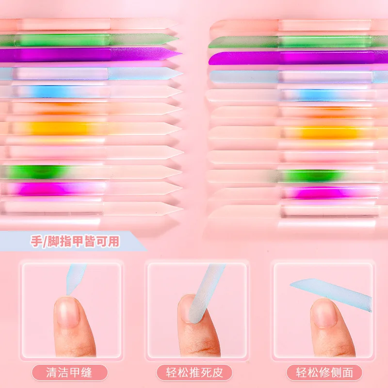 Молотковое стекло для кутикулы маникюрная палочка ногтей профессиональная