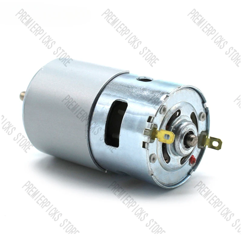 Двигатель 775 двигатель постоянного тока с D-образным валом высокая скорость и