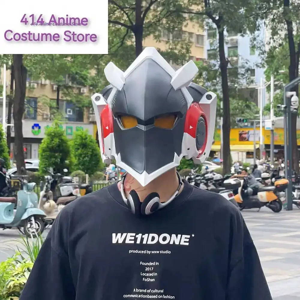Игра Zenless Zone Zero Billy The Kid Взрослая светодиодная маска Костюмы для косплея Анфас