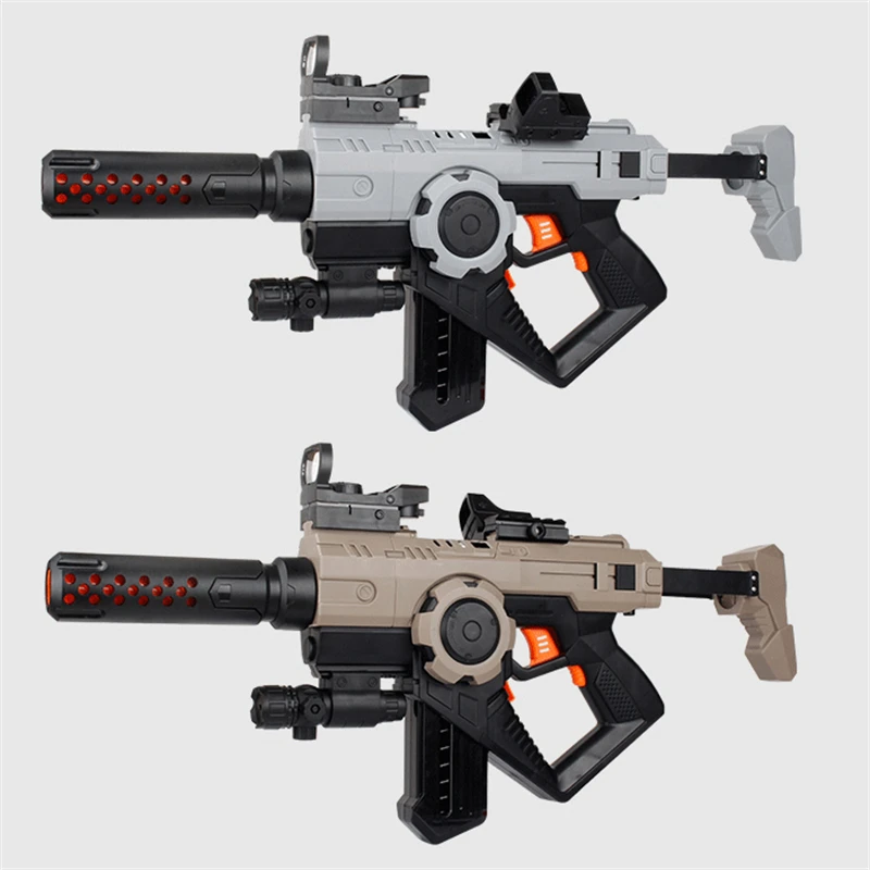 

Electric High-speed Submachine Gun Burst Soft Bullet Gun Toy EVA Soft Bullet Toy Gun DIY Assembled Children Aiming Training Toys