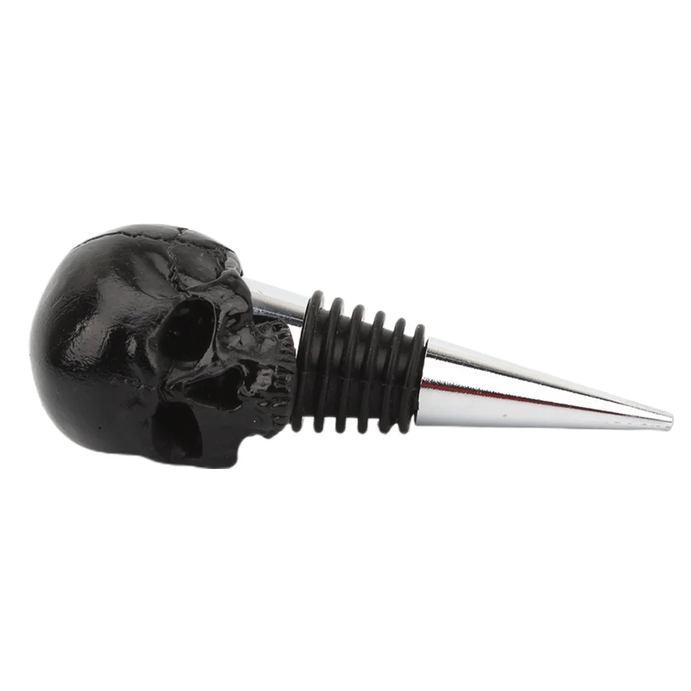 

Stopperbottle Decorativestoppers Black Saver Plug Crystal Figure Day Metal Dead Thebeverage Champagne Preserver Gift Sealer
