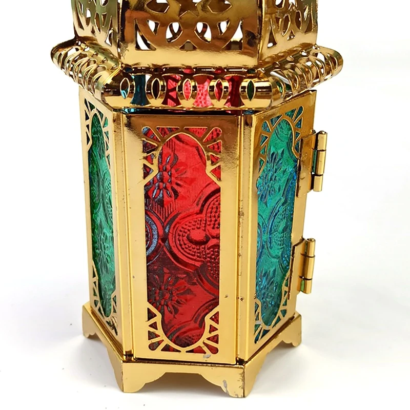 Яркие светодиодсветодиодный ночники Рамадан подвесной фонарь подсвечник в