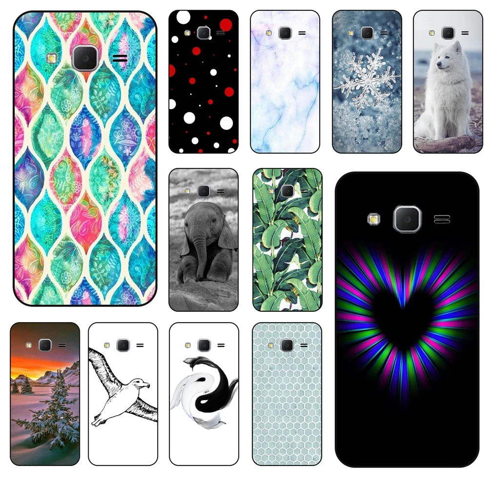 Для Galaxy CorePrime черный Водонепроницаемый красивый задний чехол для сотового телефона Чехлы для Galaxy CorePrime самый популярный мягкий чехол для телефона