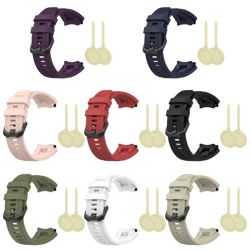 

Silicone Band Breathable for t rex 2 Strap Watchband Bracelet Accessories for t rex 2 Smart Watch Replacement Wristband