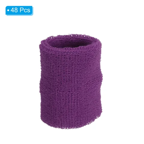 Спортивные браслеты из хлопка 48 шт.